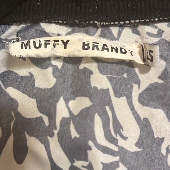 Muffy Brandt Print All Over Me Composition Notebook Print Windbreaker XS - Picture 4 of 4